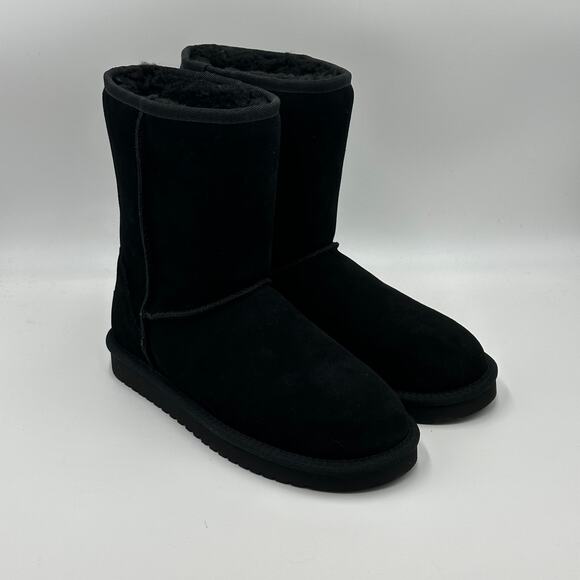 NWT Koolaburra By UGG Koola Short Black Suede Boots Womens Size 6 1017090 Winter - Picture 8 of 14